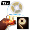 12V 5M COB LED Strip Light Warm White 3000K | 480 LEDs/M Car Caravan