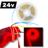 24V 5M COB LED Strip Light Red | 480 LEDs/M truck lorry HGV Ambient