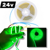 24V 5M COB LED Strip Light Green | 480 LEDs/M truck Lorry HGV Ambient