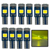 10x T5 286 Canbus LED Bulbs Lemon Yellow for DEPO Angel Eye Headlights
