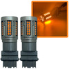 2 x 3156A 3157A 180 27W 72 LED amber indicator bulbs canbus error free no hyper flash