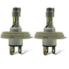 Pair P45T 410 H5 to H4 car bulb adapters classic car LED converter
