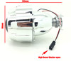 2 x Bi-Xenon HID Mini Retrofit Projectors Lens H1 Bulbs Shroud RHD/LHD