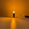 2x Amber LED Indicator Bulbs W16W 921 955 45-SMD Error Free Turn Signal Lights