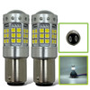 2x White LED 380 P21/5W BAY15D CANBUS Bulbs DRL Tail Brake Lights 1000Lm