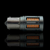 2 x 382 P21w BA15s 72 LED amber indicator bulbs canbus error free no hyper flash [FRONT]