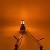 2 x 382 P21w BA15s 72 LED amber indicator bulbs canbus error free no hyper flash [REAR]