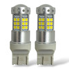 Pair 7443 T20 LED Bulbs 42 SMD 12V 24V 1000Lm DRL Brake Tail Fog Dual Bright