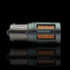 2 x 581 PY21w BAU15s 72 LED amber indicator bulbs canbus error free no hyper flash [FRONT]
