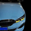 For BMW 3 Series G20 G21 2018-2022 without laser PCB board lemon yellow LED DRL 4-piece set