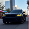 7466107 Pair halo Angel Eye Pair Lemon Yellow for BMW X3 X4 G01/G02 2016-2019