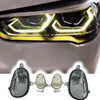 For BMW X1 F48 LCI 2019-2022 new daytime running light PAIR lemon yellow