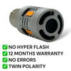 2x Amber LED Indicator Bulbs 581 PY21W BAU15s Canbus No Hyper Flash 1000Lm [REAR]