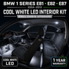 Xenon White LED Interior Bulb Kit Set For BMW 1 Series E87 E81 E82 04-12
