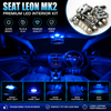 Interior LED Bulb Kit Set Lighting For Seat Leon MK2 2005-2012