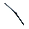 24/18" Carbon Fibre Aero Flat Wiper Blades Pair All-Season Windshield 16mm Guide Lock Fitting
