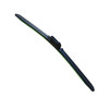 24/16" Carbon Fibre Aero Flat Wiper Blades Pair All-Season Windshield 19mm Push Button Fitting