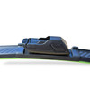 20/16" Carbon Fibre Aero Flat Wiper Blades Pair All-Season Windshield Hook Fitting