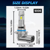 LiteSync M29 9006/HB4 LED Headlight Bulbs 10000LM 6000K CanBus 60W 12V Pair