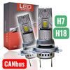LiteSync M29 H7 H18 LED Headlight Bulbs 10000LM 6000K CanBus 60W 12V Pair [HIGH BEAM]