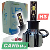 Pair Litesync H3 72w N1 LED Headlight / Fog Light Bulbs – 10000LM, 6000K White, Canbus Error Free