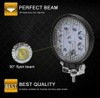 8 x 27W White Round 12v 24v LED Mini work driving spot light reverse offroad