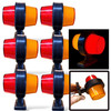 6x LED Side Marker Clearance Lights Amber Red 12V 24V Truck Trailer Van Waterproof