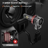LiteSync V7S  9012 HiR2 9006 HB4 LED Headlight Bulbs 12000LM 6000K CanBus 100W 12V Pair