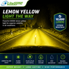 H1 LED Fog Light Bulbs 3000K Yellow 10000LM Canbus Error Free LiteSync