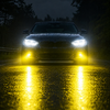 H1 LED Fog Light Bulbs 3000K Yellow 10000LM Canbus Error Free LiteSync