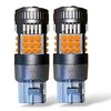 2x W21W 582 585 7440 T20 Amber LED Indicator Bulbs Canbus Error Free 36 SMD No Hyper Flash