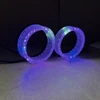 2x 5D RGB LED Halo Rings Angel Eyes Bluetooth 12V Dynamic Indicator 3.0” 2.5"