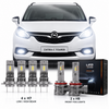 LED Headlight Fog Light Bulb Kit For Vauxhall Zafira C Tourer 2016-2019 H7 H8 Canbus