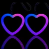 2x 90mm RGB Heart Angel Eye Halo Rings Dynamic Indicator Bluetooth LED DRL