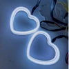 2x 90mm RGB Heart Angel Eye Halo Rings Dynamic Indicator Bluetooth LED DRL