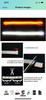 2 x 60cm flexible DRL lightbar, remote RGB Multicolour strips dynamic indicator