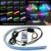 2 x 60cm flexible DRL lightbar, remote RGB Multicolour strips dynamic indicator