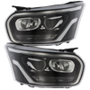 For Ford Transit MK8 V363 2019-On Headlamp Pair LH & RH Xenon D5S LED DRL Black Inner Electric