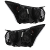 For Ford Transit MK8 V363 2019-On Headlamp Pair LH & RH Xenon D5S LED DRL Black Inner Electric