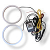 2PCS Dynamic RGB Halo Rings Angel Eyes Bluetooth App Control Multicolour