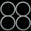 Switchback Halo Ring Cotton Light SMD LED Angel Eyes DRL For BMW E46 2dr Facelift 03-06