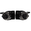 Smoked Front Fog Lights & Surrounds Pair for BMW E46 3 Series & E39 5 Series