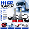 LiteSync H1 24V LED Headlight & Fog Light Bulbs Kit – 6000K Cool White | CANbus | 12,000LM | Pair