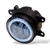 3" 90mm Projector LED Fog Lights White/Yellow Halo H11 Direct Replacement