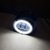 3" 90mm Projector LED Fog Lights White/Yellow Halo H11 Direct Replacement