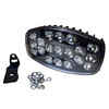 Full LED Spot Lights Amber White DRL 12V 24V Jumbo Oval 220W 22400LM Truck Van