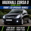 LED Lighting Upgrade Bundle for Vauxhall Corsa D (2006–2014) – H7, H1, 501, 580, H3, H10 & H11