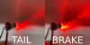 P21/5W 380 Bay15D Red 19 LED Stop Tail Twin Filament Brake Parking Light bulbs