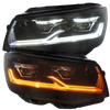 For VW Transporter T6 2015-2019 Black FULL LED Headlights Lamps RHD