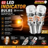 G3 PY21W BAU15S LED Indicator Bulbs Amber 24W Super CANBUS Anti Hyper Flash 581 2x